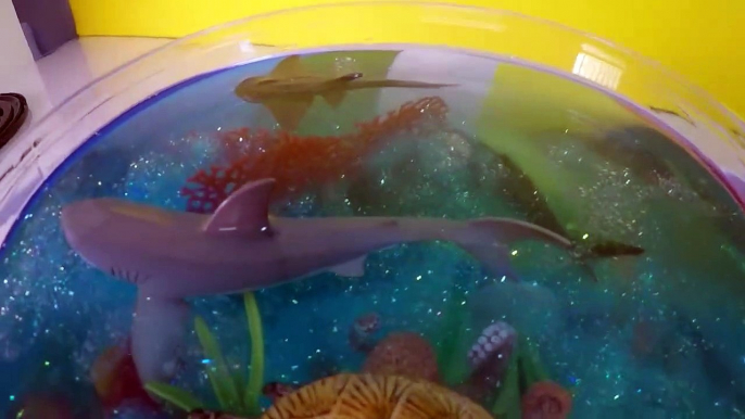 DIY SHARK Toys Slime Aquarium Fish Tank - Toy Sharks, Sea Animals, Toys and Slime _ Craft Videos-FGWk-0r