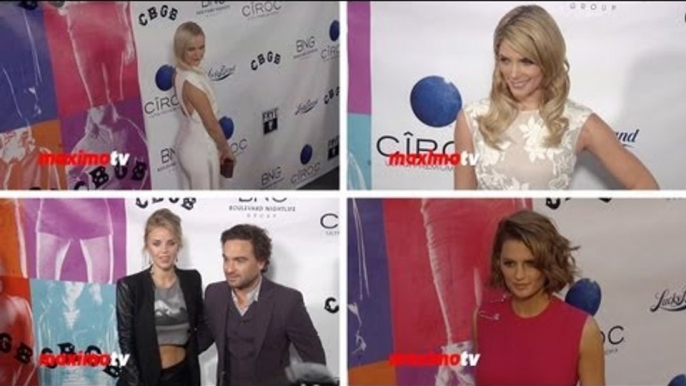 Stana Katic, Malin Akerman, Ashley Greene, Johnny Galecki, Justin Bartha CBGB LA Premiere