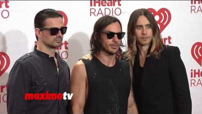 30 Seconds to Mars iHeartRadio Music Festival 2013 - Jared Leto Shannon Leto Tomo Miličević