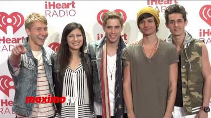 The Summer Set iHeartRadio Music Festival 2013 Red Carpet Arrivals