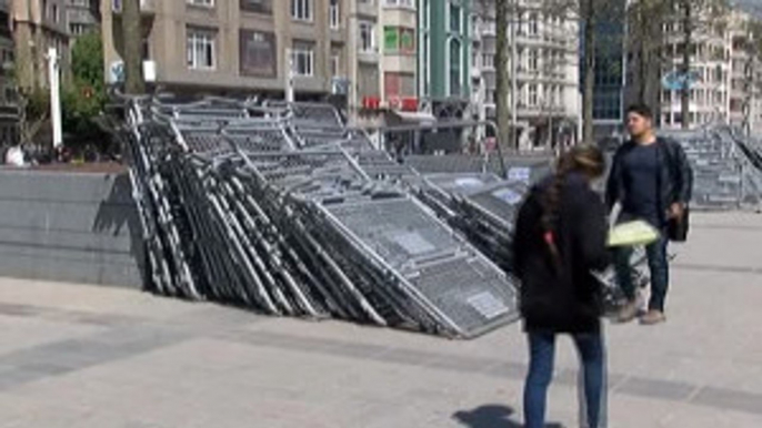Taksim'de 1 Mayıs Güvenlik Önlemleri Hazırlıkları