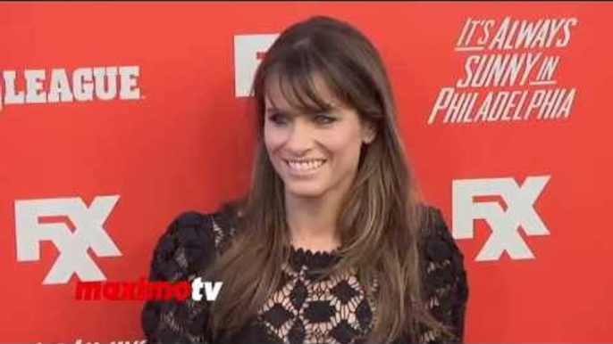 Amanda Peet FXX "It's Always Sunny In Philadelphia" Season 9 & "The League" Season 5 PREMIERES