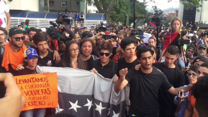 Classmates, Friends March for Student Killed in Caracas Protests