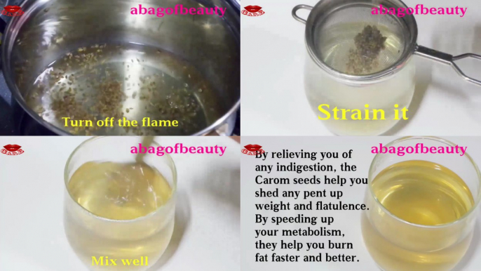 Ajwain Water For Weight Loss 5 Kg in 1 Month | Fat colories burn Drink |Home Remedies for Waight Loss Fast