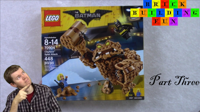 Let's Build Lego Batman Movie Clayface Splat Attack part 3