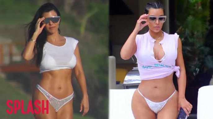 Inside Kim and Kourtney Kardashian's Bikini Bonding in Mexico