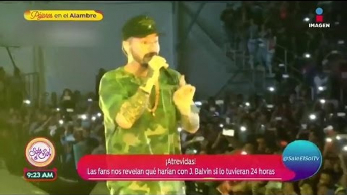 Fanáticos de J. Balvin por su gran concierto