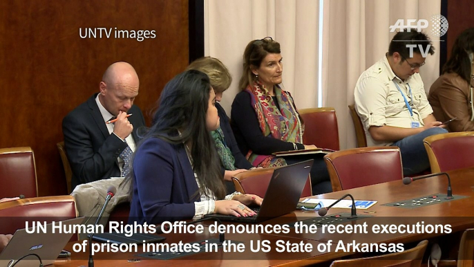 UN 'deeply troubled' by Arkansas executions