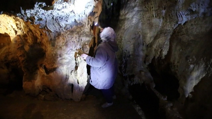 Grottes du Quéroy vandalisées (images Majid Bouzzit)