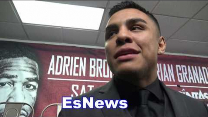 Adrian Granados On Sparring Adrien Broner and People Saying He's Like Chino EsNews Boxing