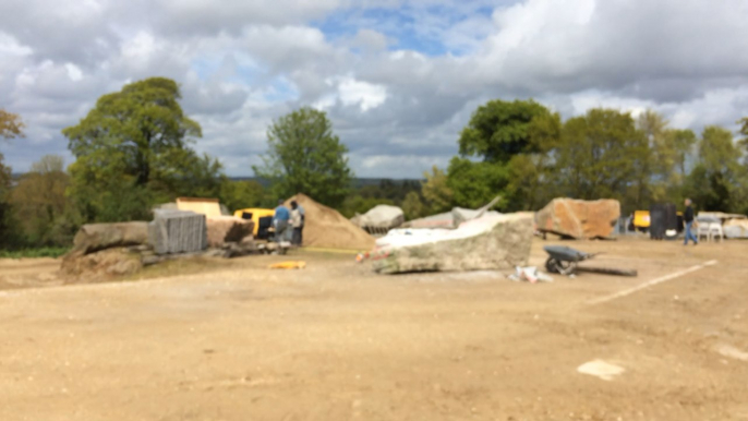 Vallée des Saints : début du chantier de cinq sculptures