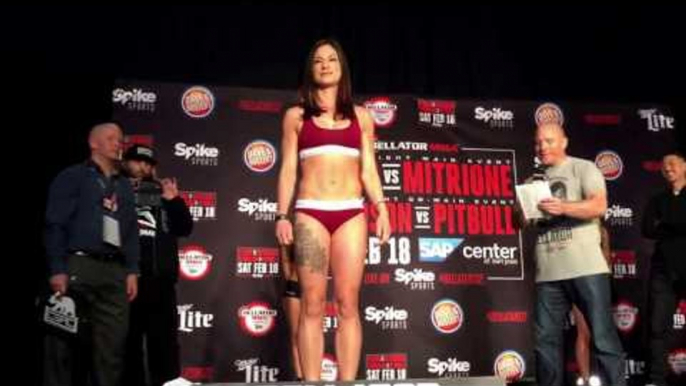 Bellator women's face off weigh in - esnews boxing mma UFC bellator