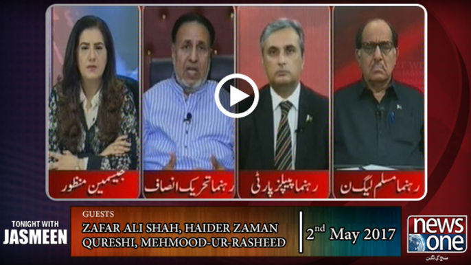 TONIGHT WITH JASMEEN | 02-May-2017| Dawn Leaks | Panama Leaks | Tariq Fatemi | PM Nawaz Sharif |