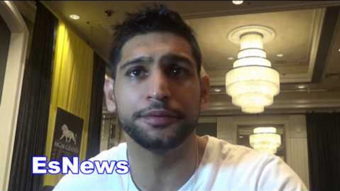 Amir Khan on kell brook garcia-thurman fighting matthysse mayweather EsNews Boxing