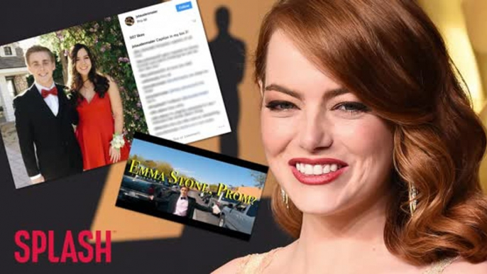 Emma Stone Delivers Corsage and Boutonniere to Rejected Promposal High Schooler
