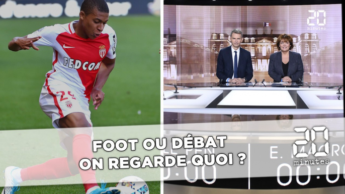 Match de la Ligue des champions VS  débat d'entre-deux tours, quoi regarder ?