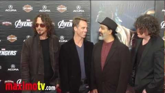 Chris Cornell Soundgarden at "The Avengers" Premiere Arrivals