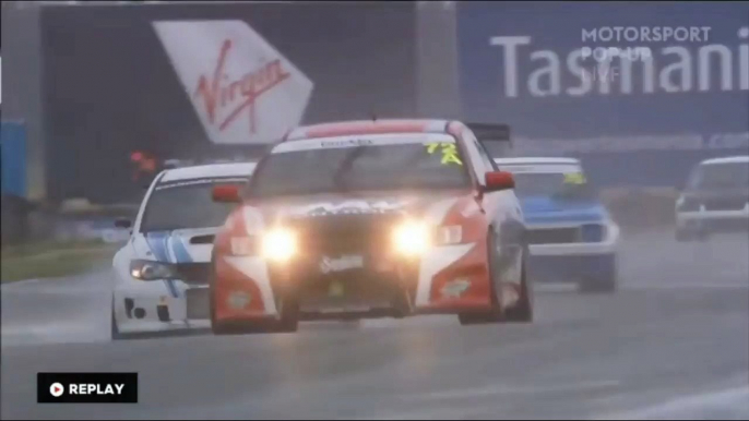 Buckby Sports GT 2017. Race 1 Symmons Plains Raceway. Tony Besson Crash