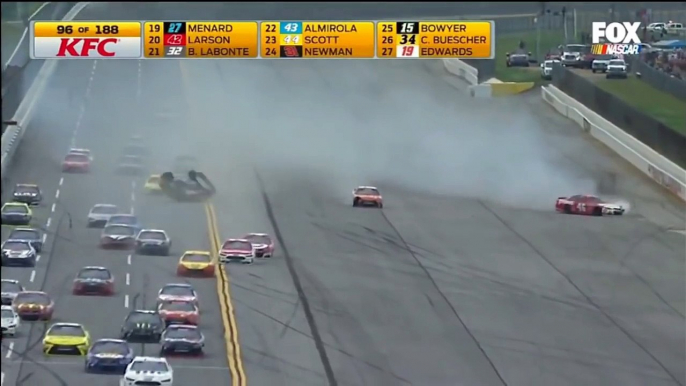 Nascar Sprint Cup Series 2016. Talladega Superspeedway. Chris Buescher Flips