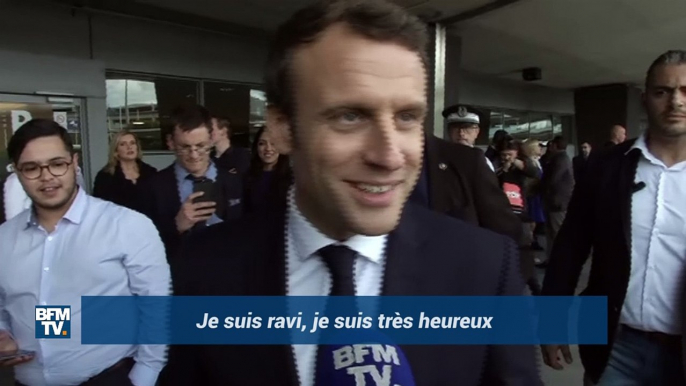 Macron sur le soutien d’Obama : "Je suis très heureux. Il soutient l’essor européen, je m’en félicite"