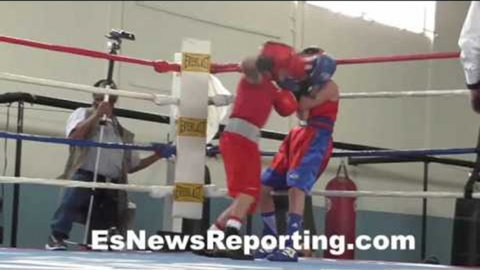 How Legends Are Made - great boxing skills 90 lbs Silver Gloves tournament - EsNews Boxing