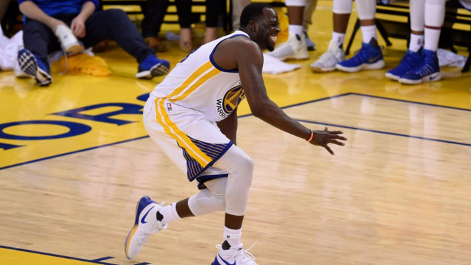 OUCH! Draymond Green Injures His Nut-Kicking Leg