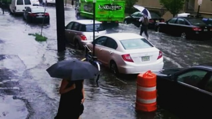 Heavy Rain Triggers Flash Flooding in New York Metro Area