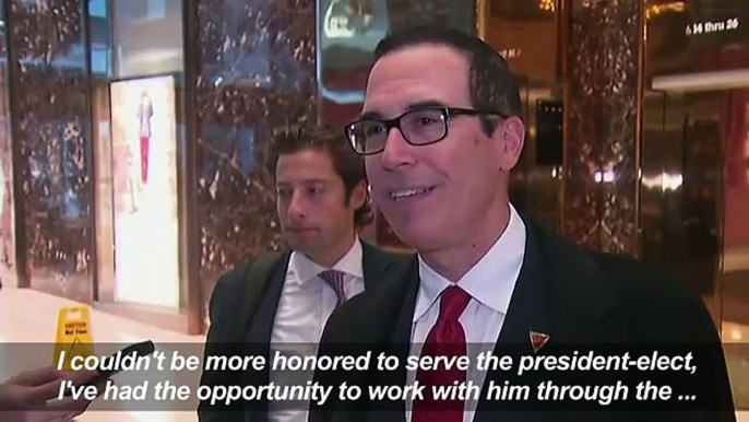 Trump picks Stevfor Treasury Secretary