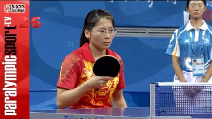 Beijing 2008 Paralympic Games Table Tennis Women Semi Final GER vs. CHN