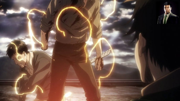 Reiner transforms into Armored Titan - L'Attaque des Titans - Attack on Titan - Shingeki no Kyojin - Season 2 - 「進撃の巨人