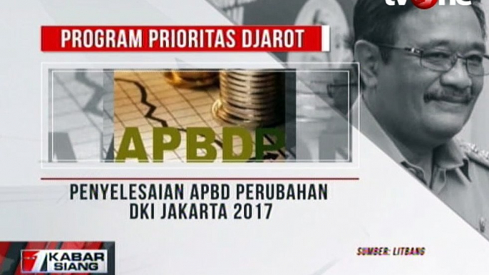 Program Prioritas Djarot Sebagai PLT Gubernur DKI