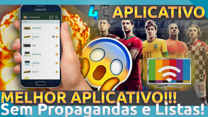 Melhor Aplicativo para Assistir Tv Online Grátis sem Listas e sem Propagandas!