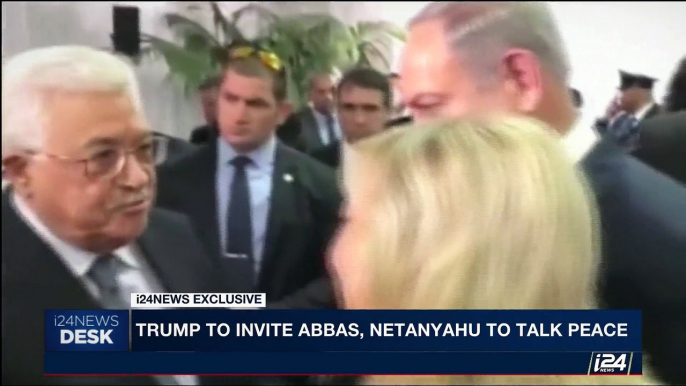 i24NEWS DESK | Trump to invite Abbas, Netanyahu to talk peace | Wednesday, May 10th 2017