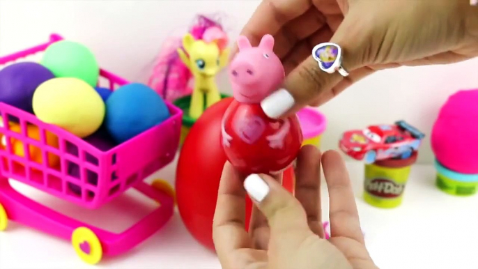 Uova Kinder Sorpresa Peppa Pig italiano Shopkins cars 2 angry birds littlest pet shop