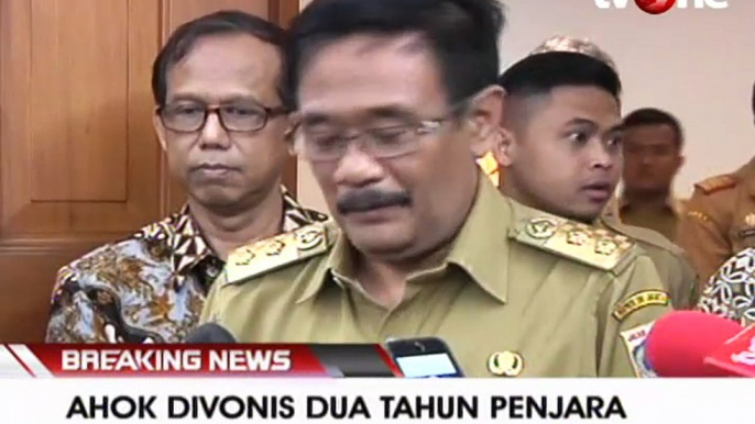 Djarot Akan Memberikan Support Kepada Ahok