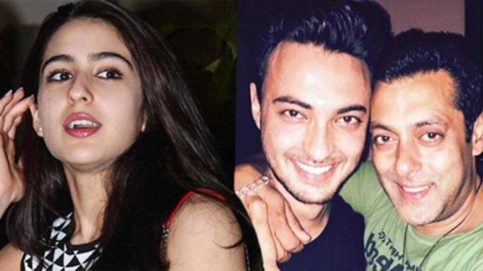 Salman Khan Brings Aayush Sharma and Sara Ali Khan Together