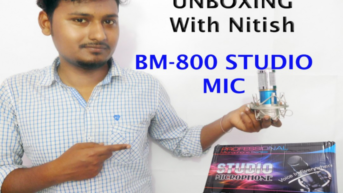 BM-800 Microphone UnBoxing Reviewing installation Generic Studio condenser mic Amazon