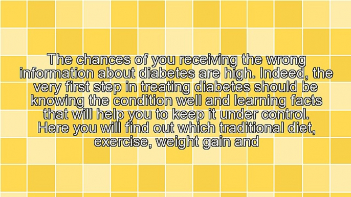 Myth About Type 2 Diabetes - To Be and Not To Be About All Things Diabetes