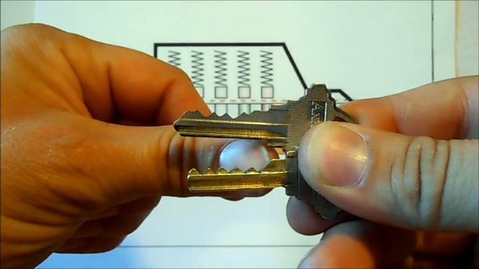 ---How to unlock a schlage lock with a bump key and how to make it