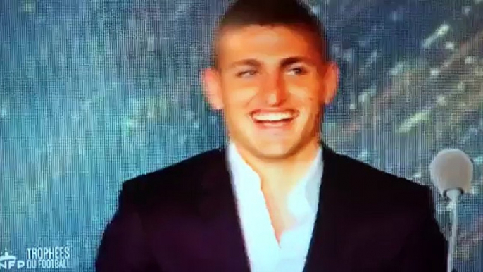 Grand moment de solitude pour Marco Verratti lors des trophées UNFP !