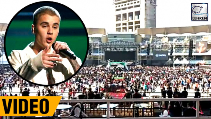 Justin Bieber Mumbai Concert INSIDE VIDEO | LehrenTV