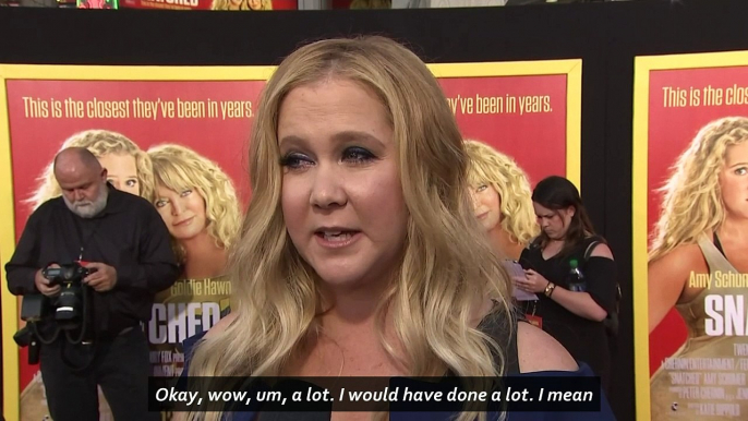 Amy Schumer jokes she'd kill to have Goldie Hawn in Snatched