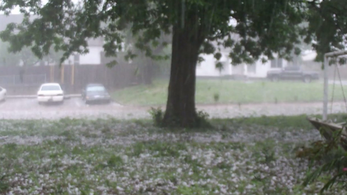 Golf Ball-Sized Hail Slams Kingfisher, Oklahoma