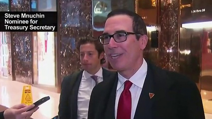 Trump picks Steven Mnuchin for Treasury Secretary