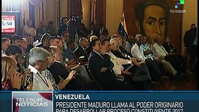 Maduro ratifica que en 2018 habrá comicios presidenciales en Venezuela