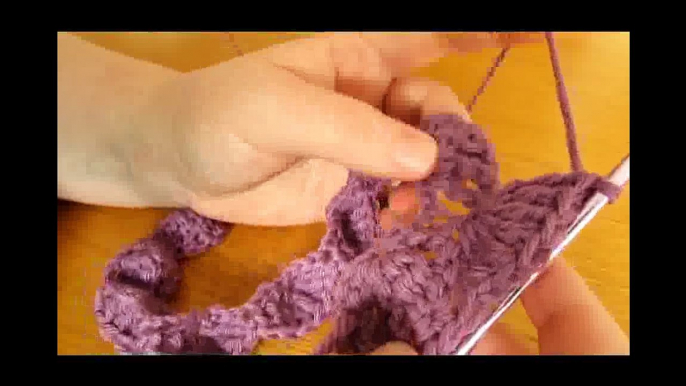 VERY EASY crochet shell stitch and bobble stitch blanket / afghan tutorial