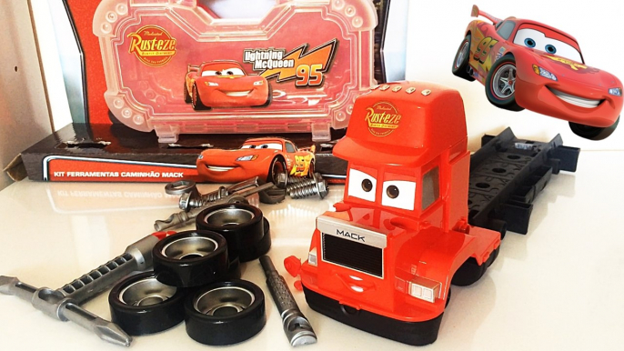 Disney Pixar Cars Mack Truck Hauler Disney Cars Lightning McQueen Disney Truck Car Carry Case Kids