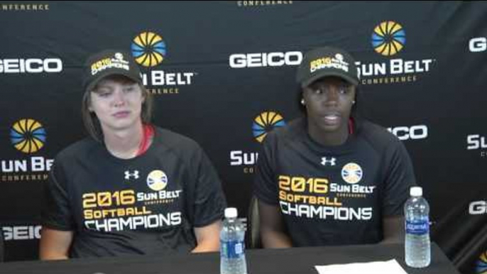 2016 Sun Belt Conference Softball Championship: UL Lafayette Championship Game Press Conference