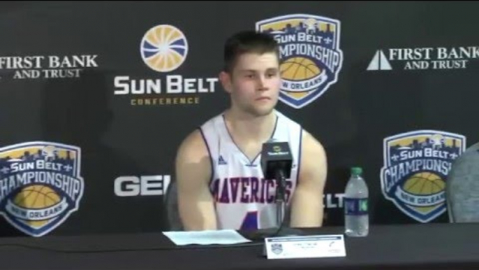 2016 Sun Belt Basketball Championship: Quarterfinal Press Conference UT Arlington vs Texas State