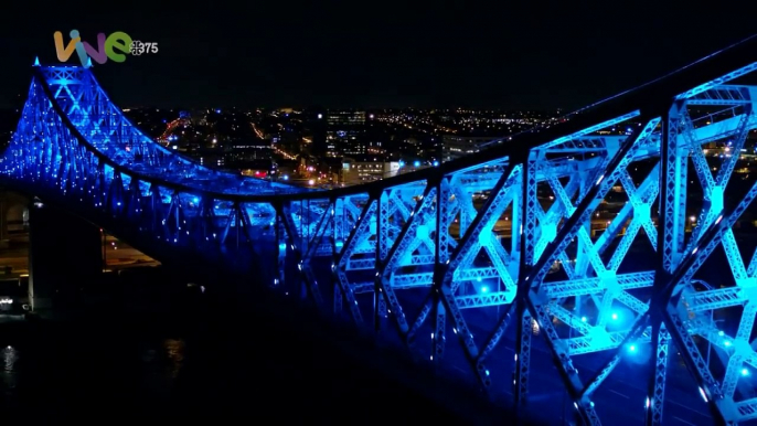 Montreal 375 The Jacques Cartier Bridge's Inaugural Light Show